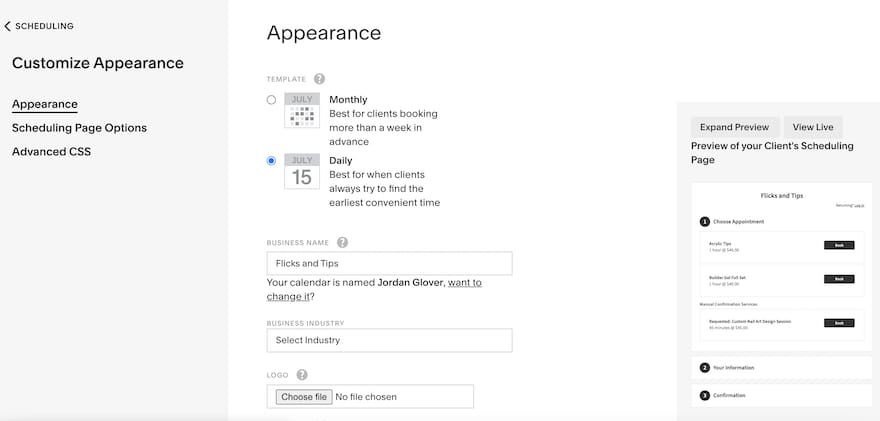 Acuity Scheduling by Squarespace appointment booking interface for power users