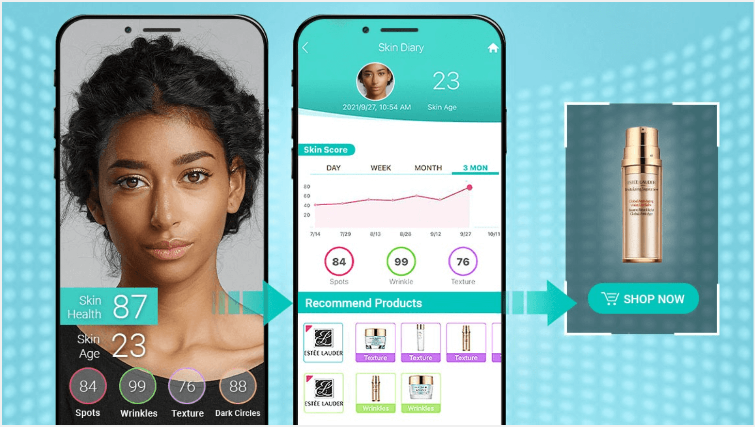 Sleek Review 2026: Is It Worth the Cost, Accuracy, and Data Risks? -AI skincare pro scanner technology interface showing multi-spectral facial analysis dashboard-couponsscout.com