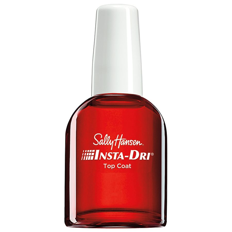 Sally Hansen Insta-Dri Anti-Chip Top Coat clear quick dry nail polish drugstore favorite