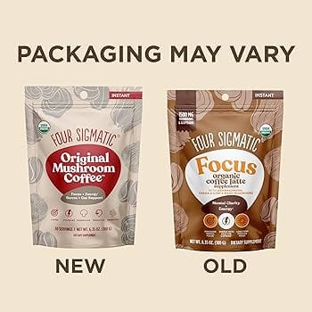 Four Sigmatic original mushroom coffee bag featuring Lion's Mane and Chaga blend