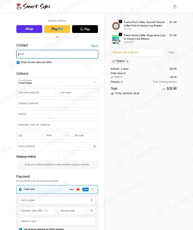 Smartsips Coffee coupon code tested June 2026 – Coupons Scout