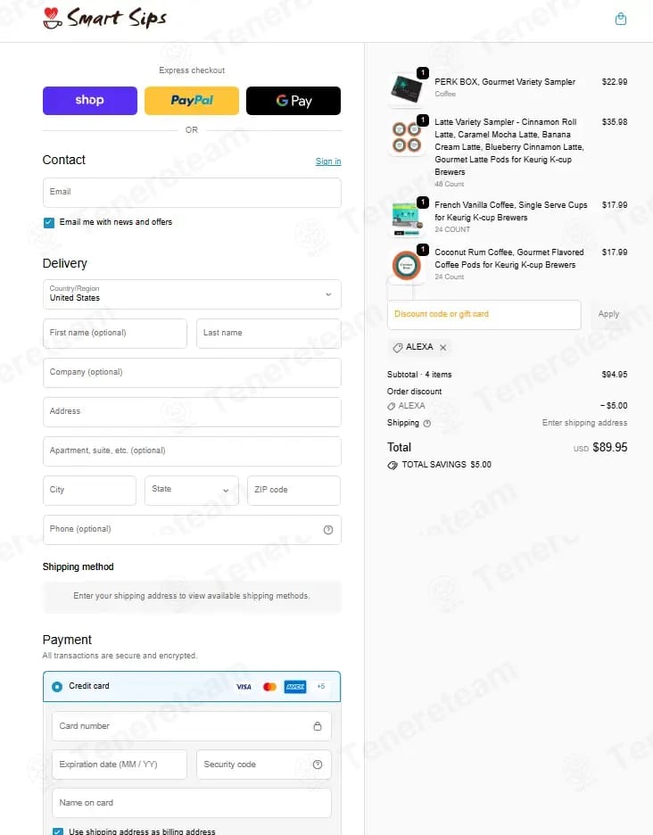 Smartsips Coffee coupon code tested June 2026 – Coupons Scout