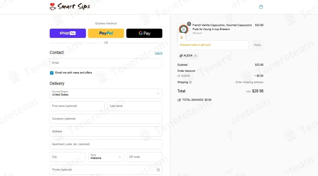 Smartsips Coffee coupon code tested June 2026 – Coupons Scout