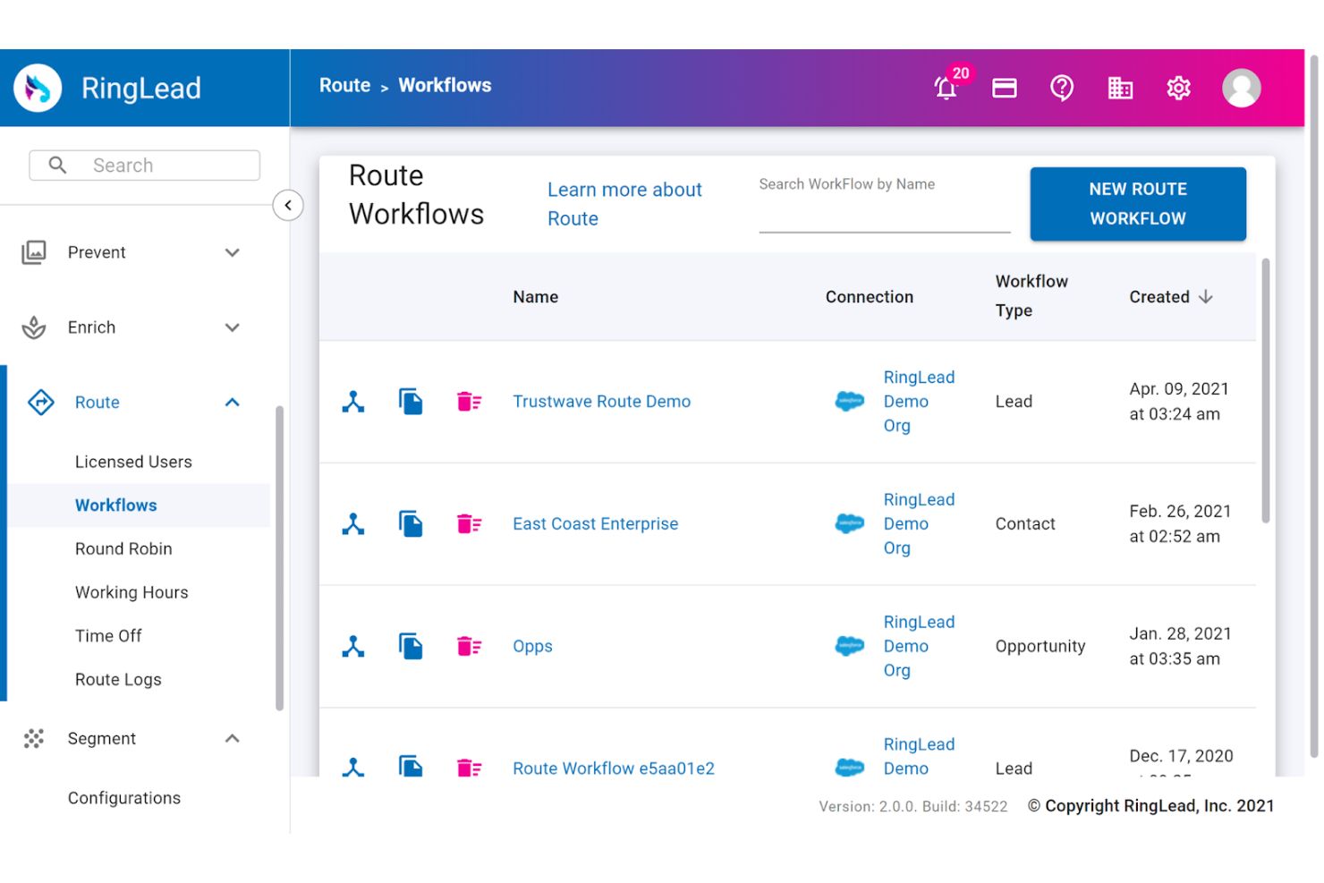 ZoomInfo SalesOS platform dashboard showing enterprise contact database and sales intelligence features