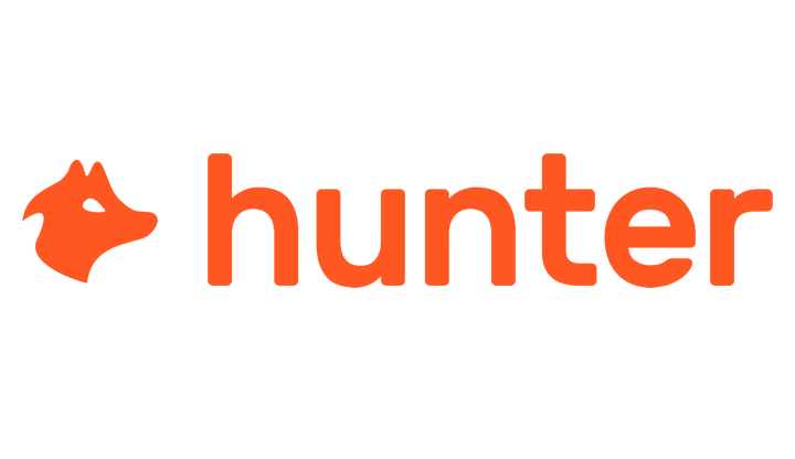 Hunter.io email finder interface showing domain search and verification features as Snov.io competitor tool