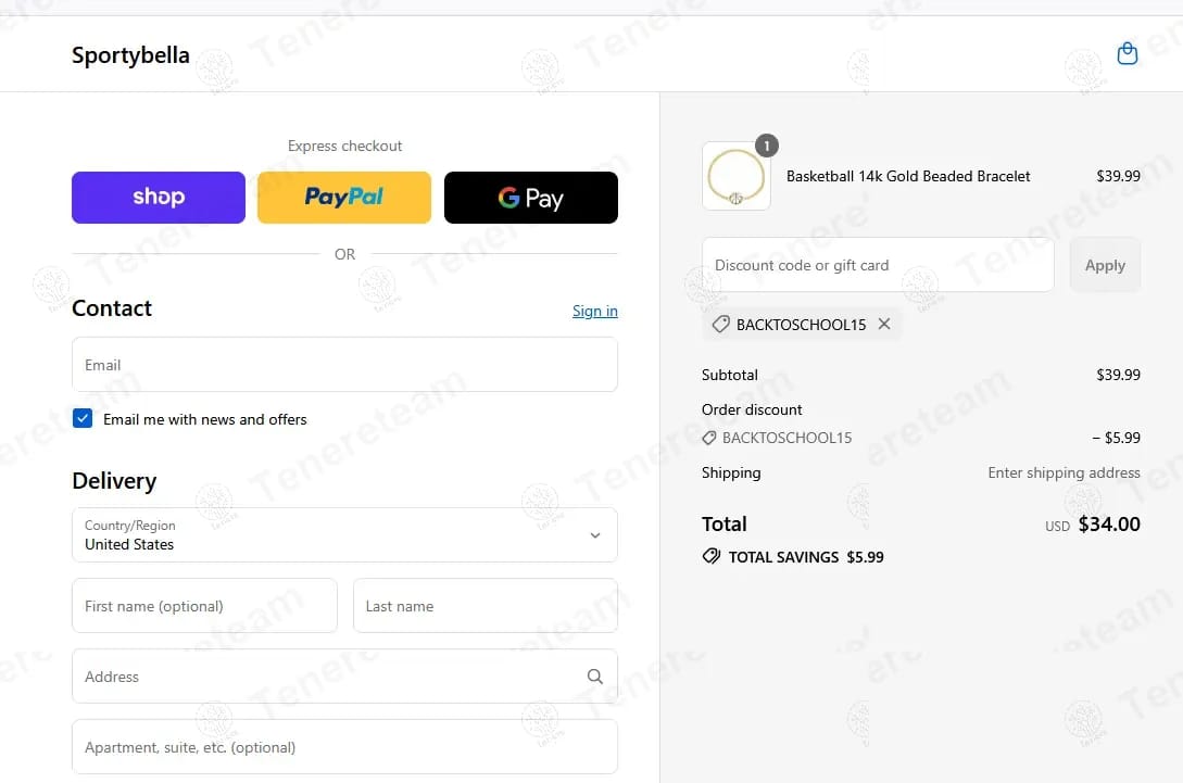 Sportybella coupon code tested June 2026 – Coupons Scout