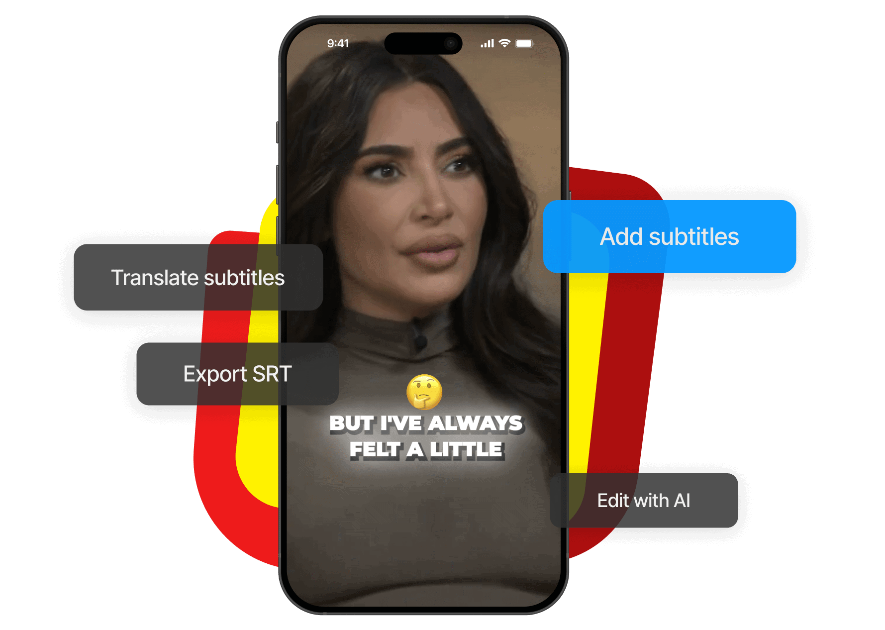 AI subtitle workflow tool adding captions to TikTok Reels YouTube short videos