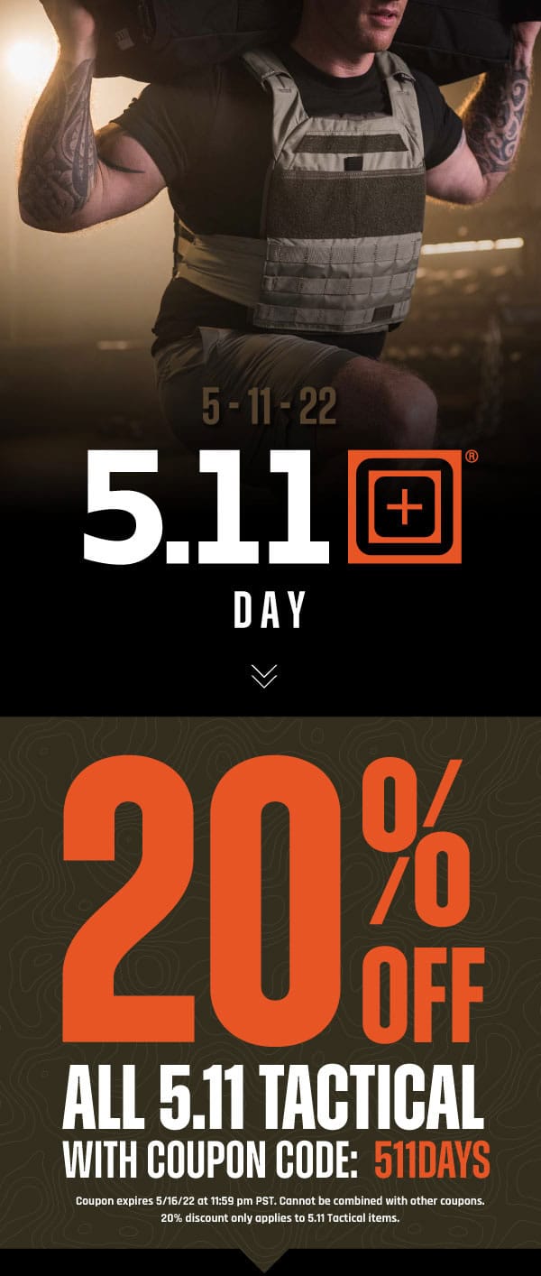 5.11 Tactical coupon code tested September 2026 – Coupons Scout