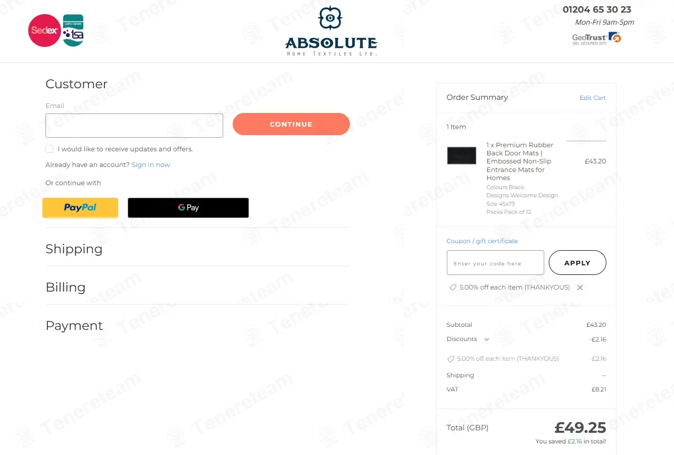 Absolute Home Textiles coupon code tested July 2026 – Coupons Scout