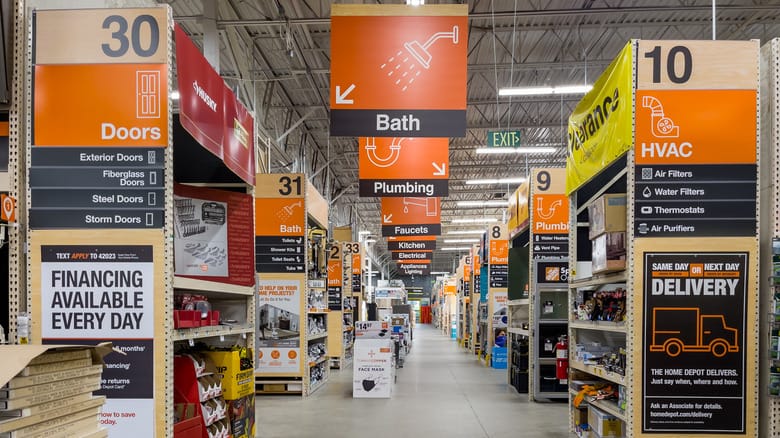 Home Depot versus Ace Hardware price comparison chart showing convenience tax difference