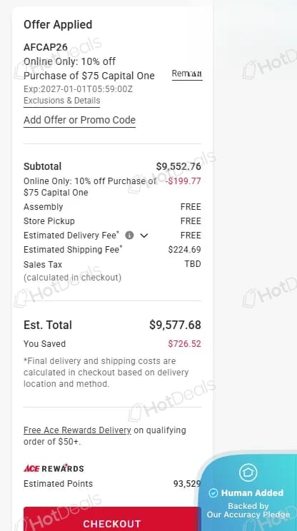 Ace Hardware coupon code tested September 2026 – Coupons Scout