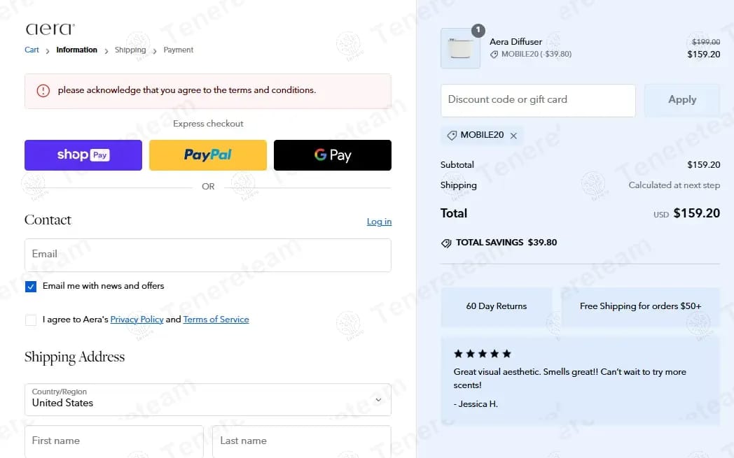 Aera Smart Home Fragrance coupon code tested July 2026 – Coupons Scout