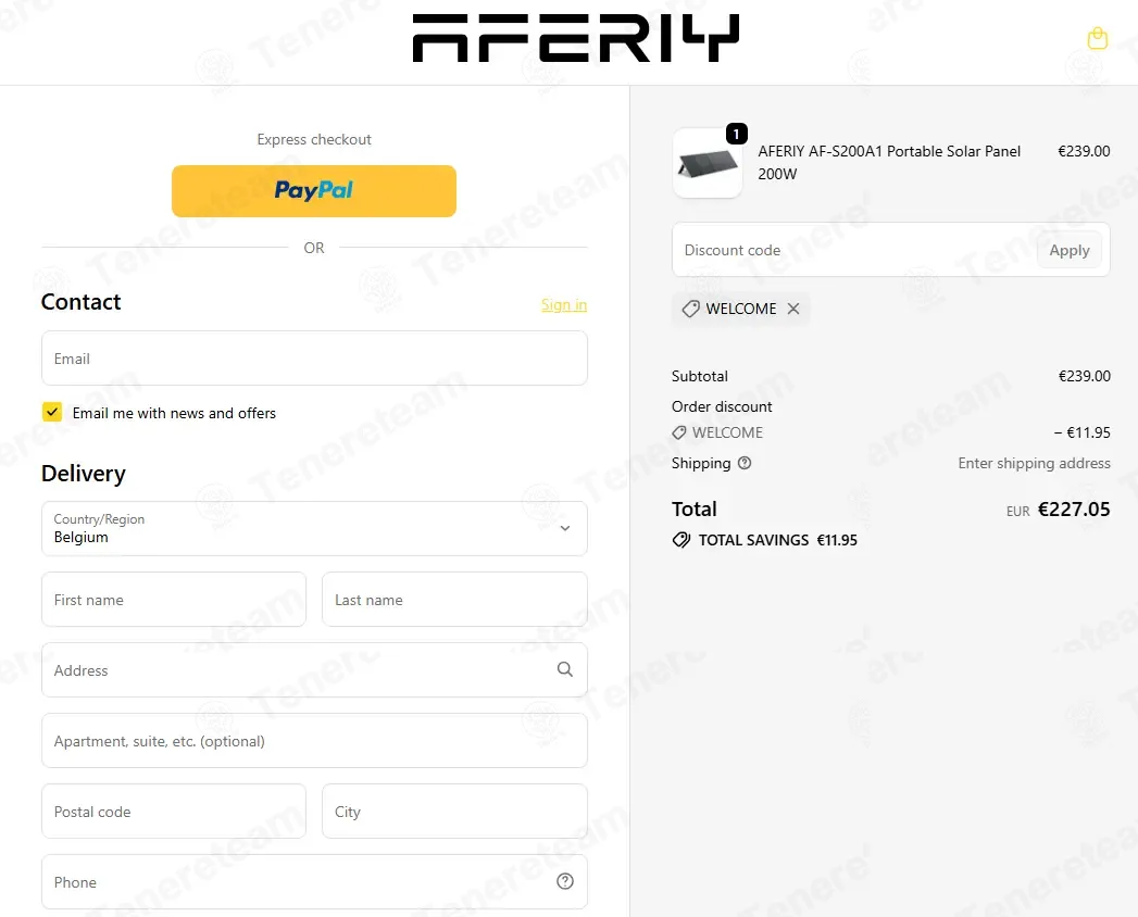 Aferiy coupon code tested July 2026 – Coupons Scout