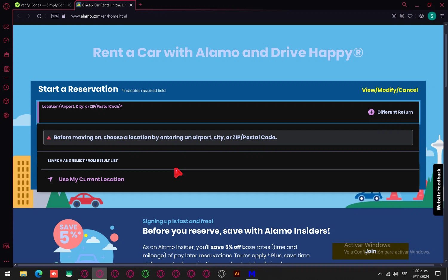 Alamo coupon code tested September 2026 – Coupons Scout
