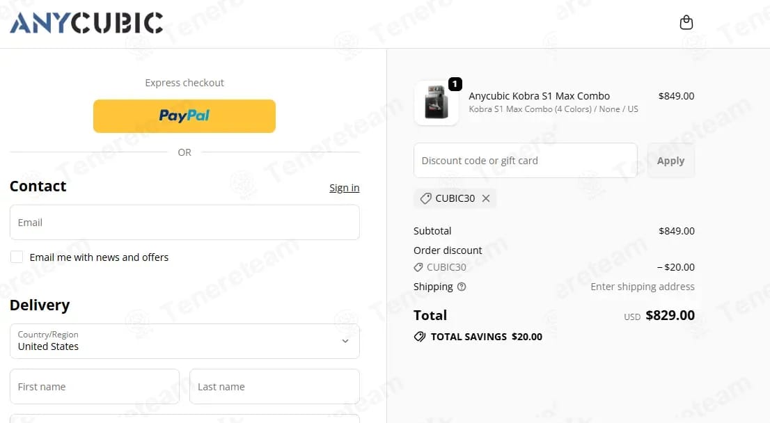 Anycubic FR coupon code tested July 2026 – Coupons Scout
