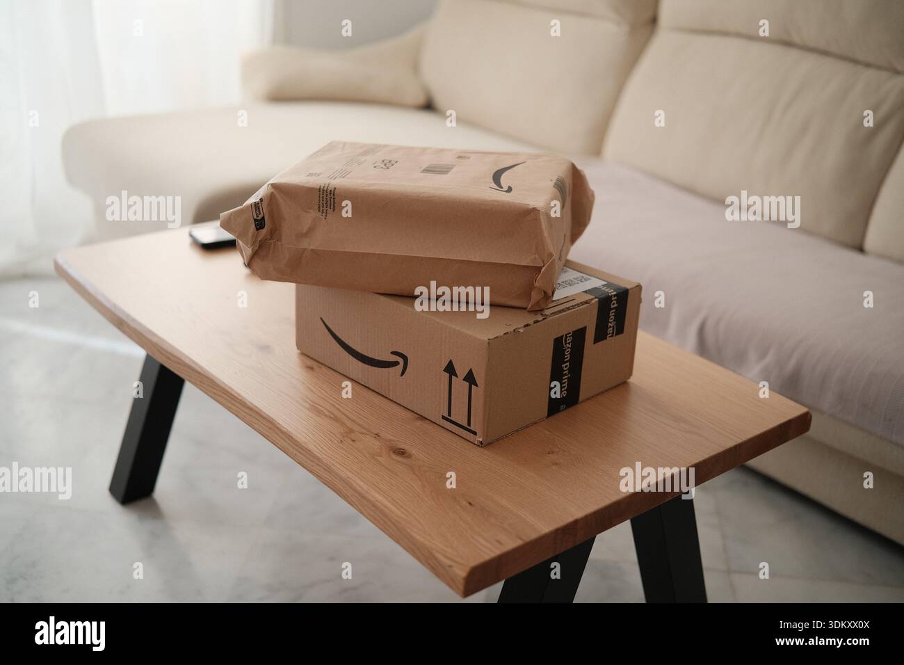 Amazon Prime delivery service package illustrating fast frictionless furniture shipping experience
