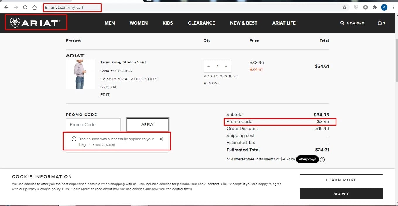 Ariat UK coupon code tested July 2026 – Coupons Scout