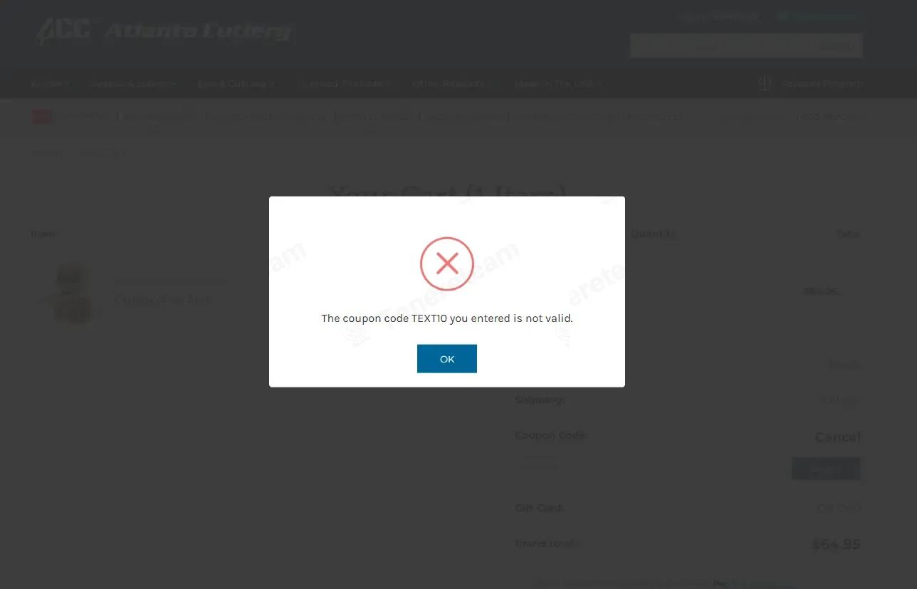 Atlanta Cutlery Corp. coupon code tested July 2026 – Coupons Scout