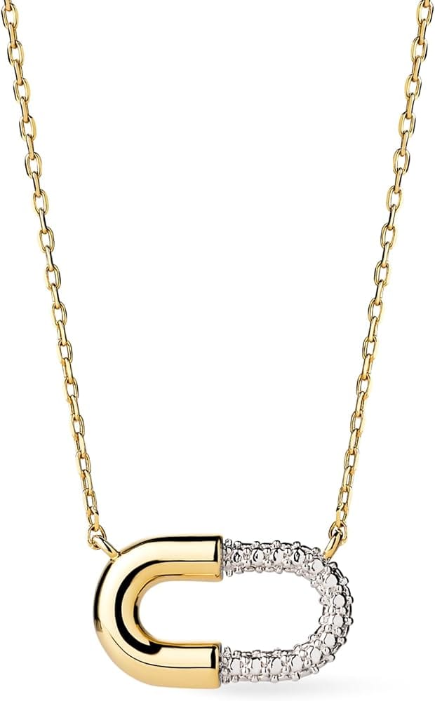 Ana Luisa gold plated pendant necklaces collection showing brass-based hypoallergenic layering pieces
