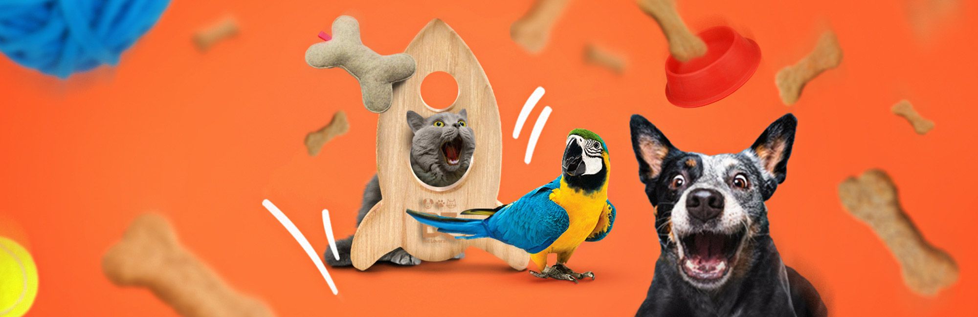 Bauzaar.it Italian online pet supplies retailer homepage banner overview