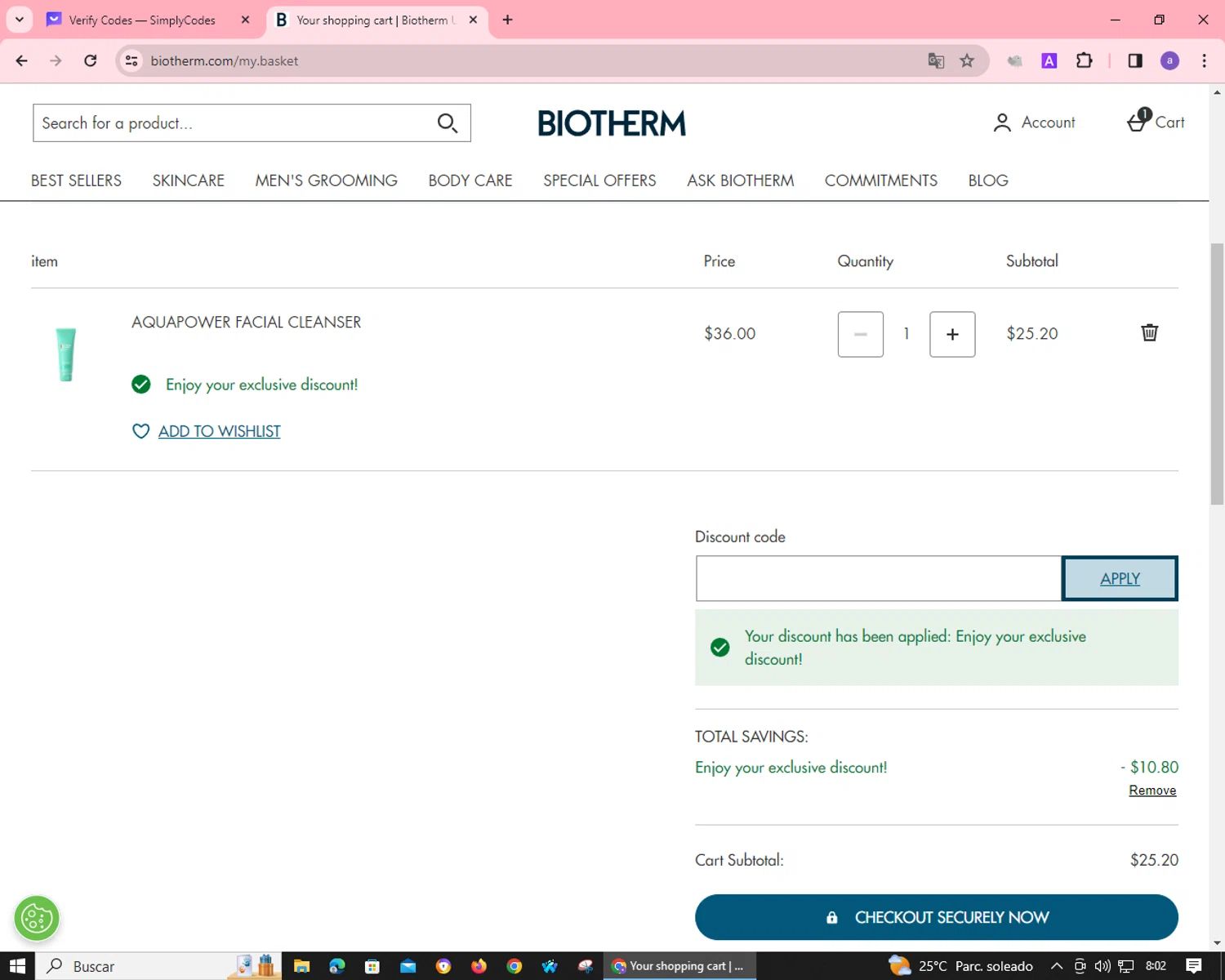 Biotherm USA coupon code tested July 2026 – Coupons Scout