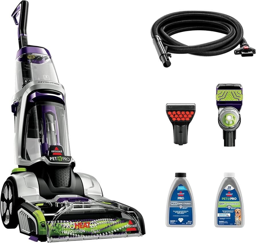 Bissell ProHeat 2X Revolution Pet Pro Plus deep carpet cleaner for pet stains