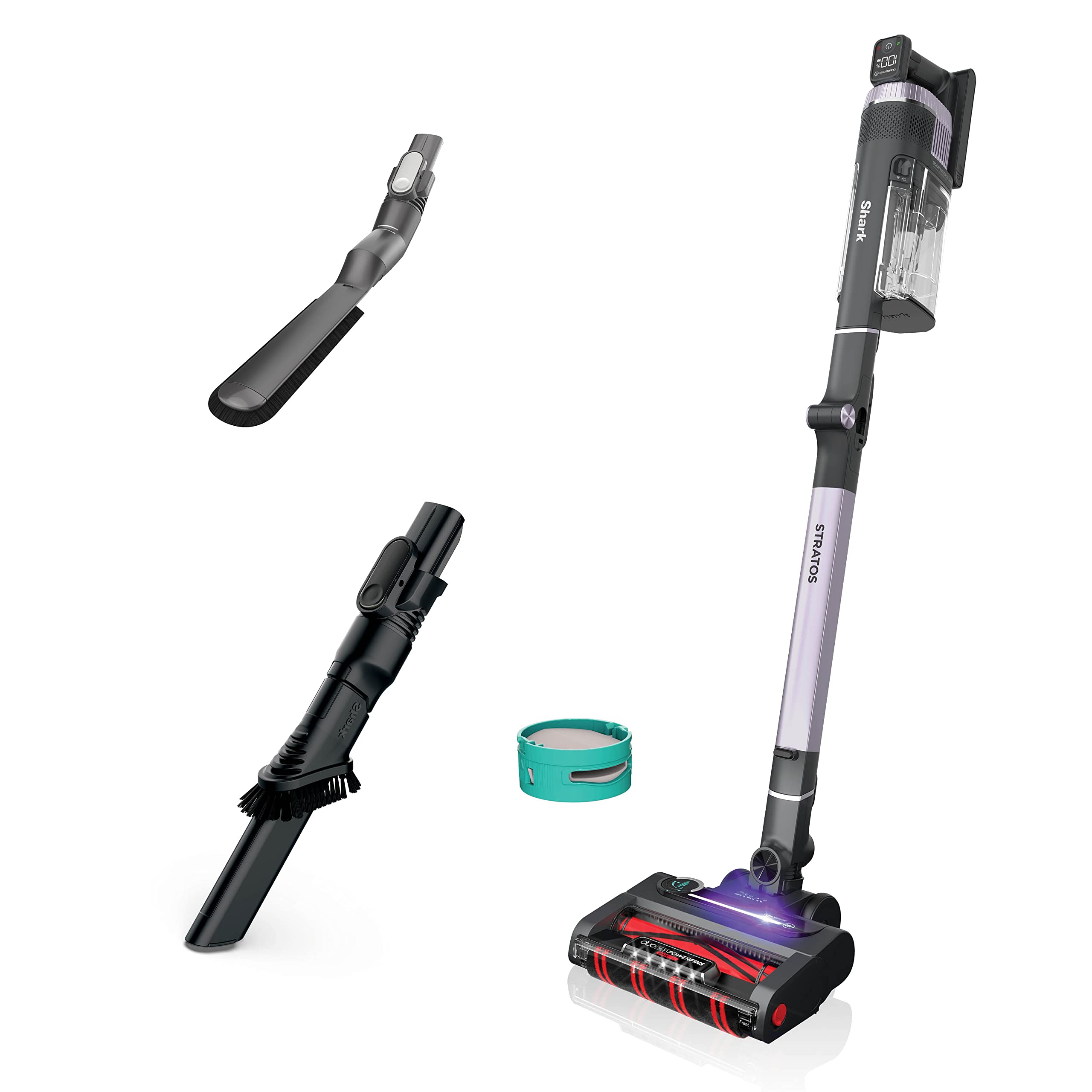 Shark Stratos IZ862H cordless vacuum in Ash Purple with DuoClean PowerFins HairPro head