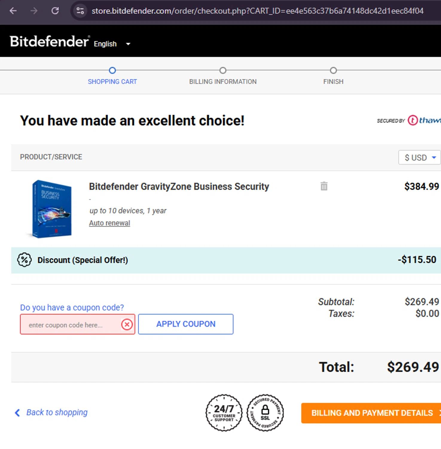 Bitdefender coupon code tested July 2026 – Coupons Scout
