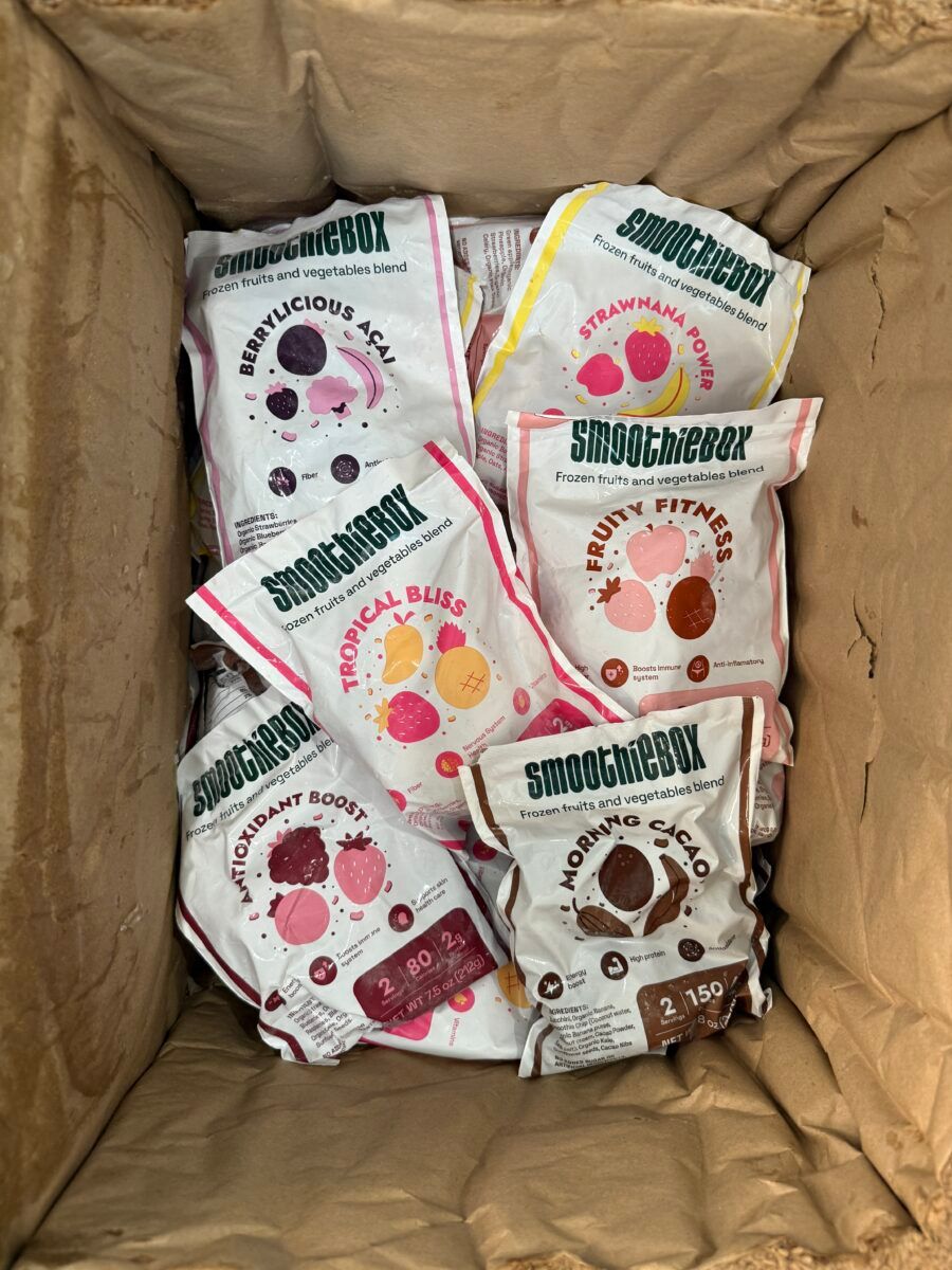 SmoothieBox high-protein Keto smoothie subscription delivery with collagen-formulated blends
