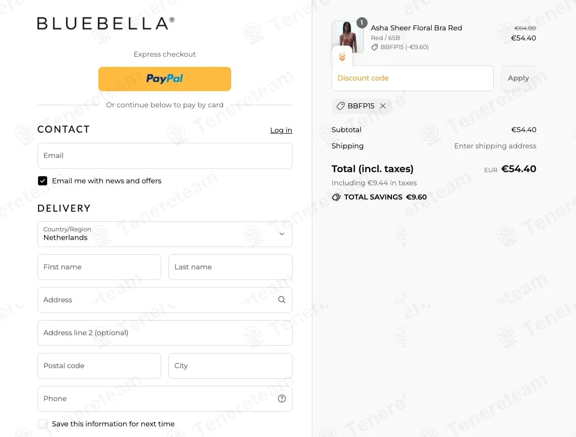 Bluebella DE coupon code tested July 2026 – Coupons Scout