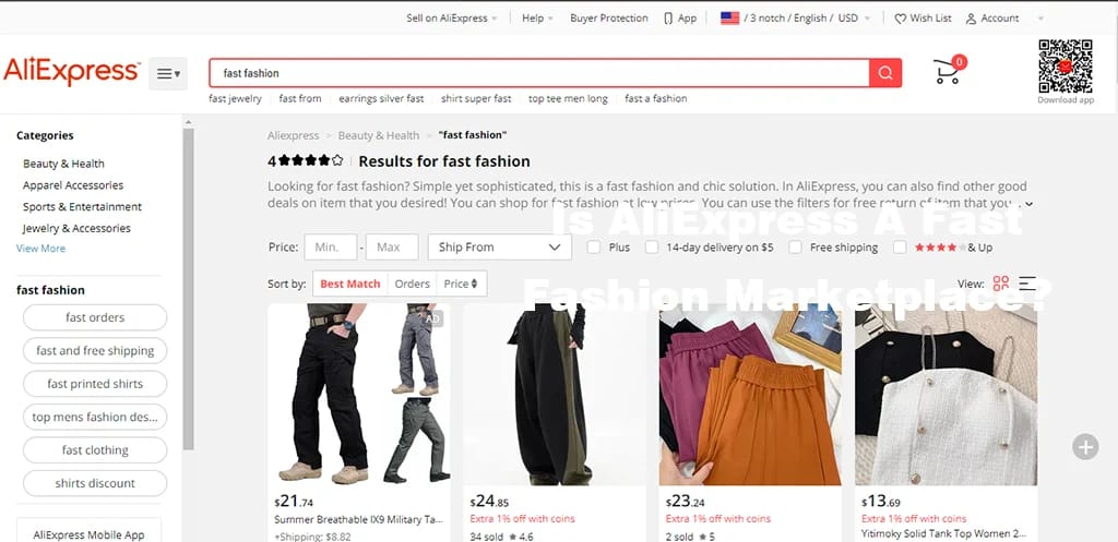 Fast fashion dropshipping AliExpress marketplace explanation for online boutiques