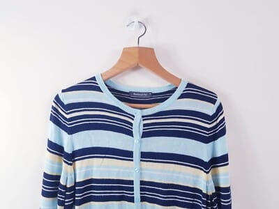 Bonmarche womens knit cardigan in classic multicolored design showing brand product line