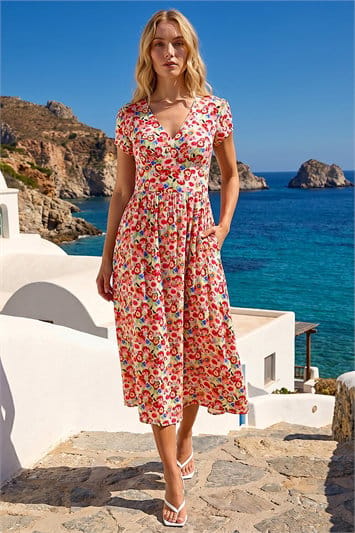 Roman Originals tea dress collection for women showcasing afternoon and occasion wear styles
