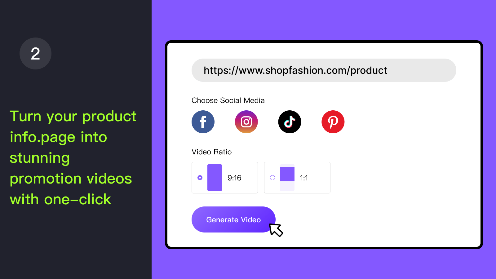 Boolv AI video editing platform interface showing pSEO content generation dashboard for 2026 review