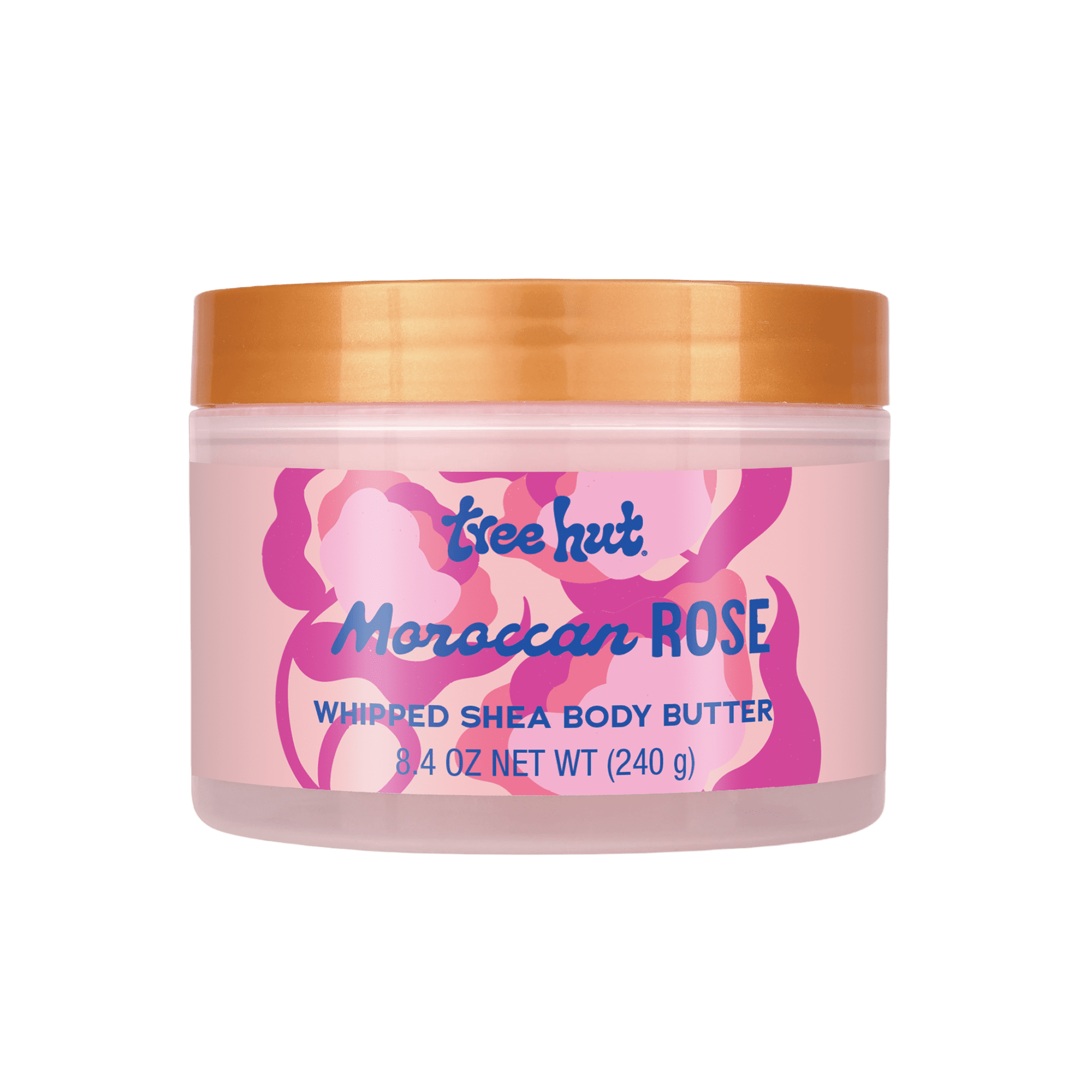 Tree Hut Moroccan Rose Whipped Shea Body Butter jar available at major retailers