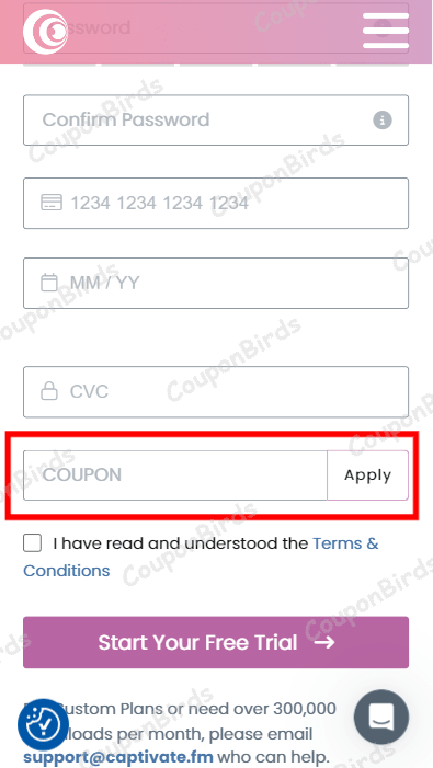 Captivate FM coupon code tested September 2026 – Coupons Scout