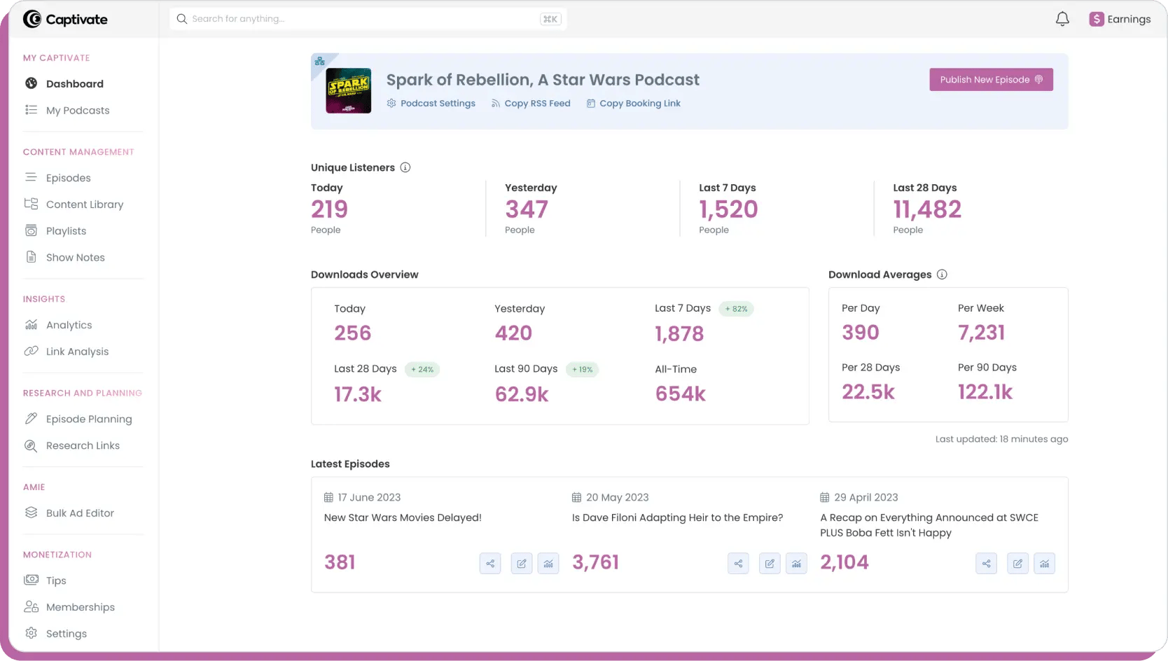 Captivate FM official product September 2026