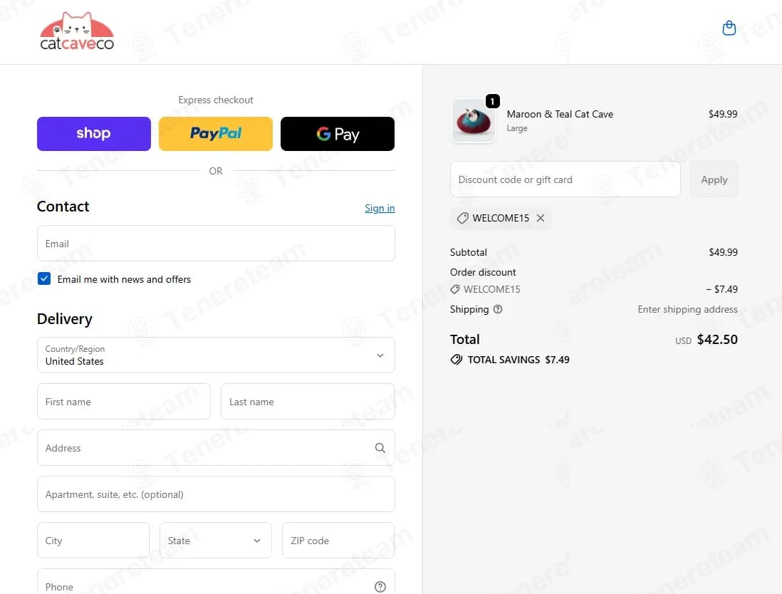 Catcaveco coupon code tested July 2026 – Coupons Scout