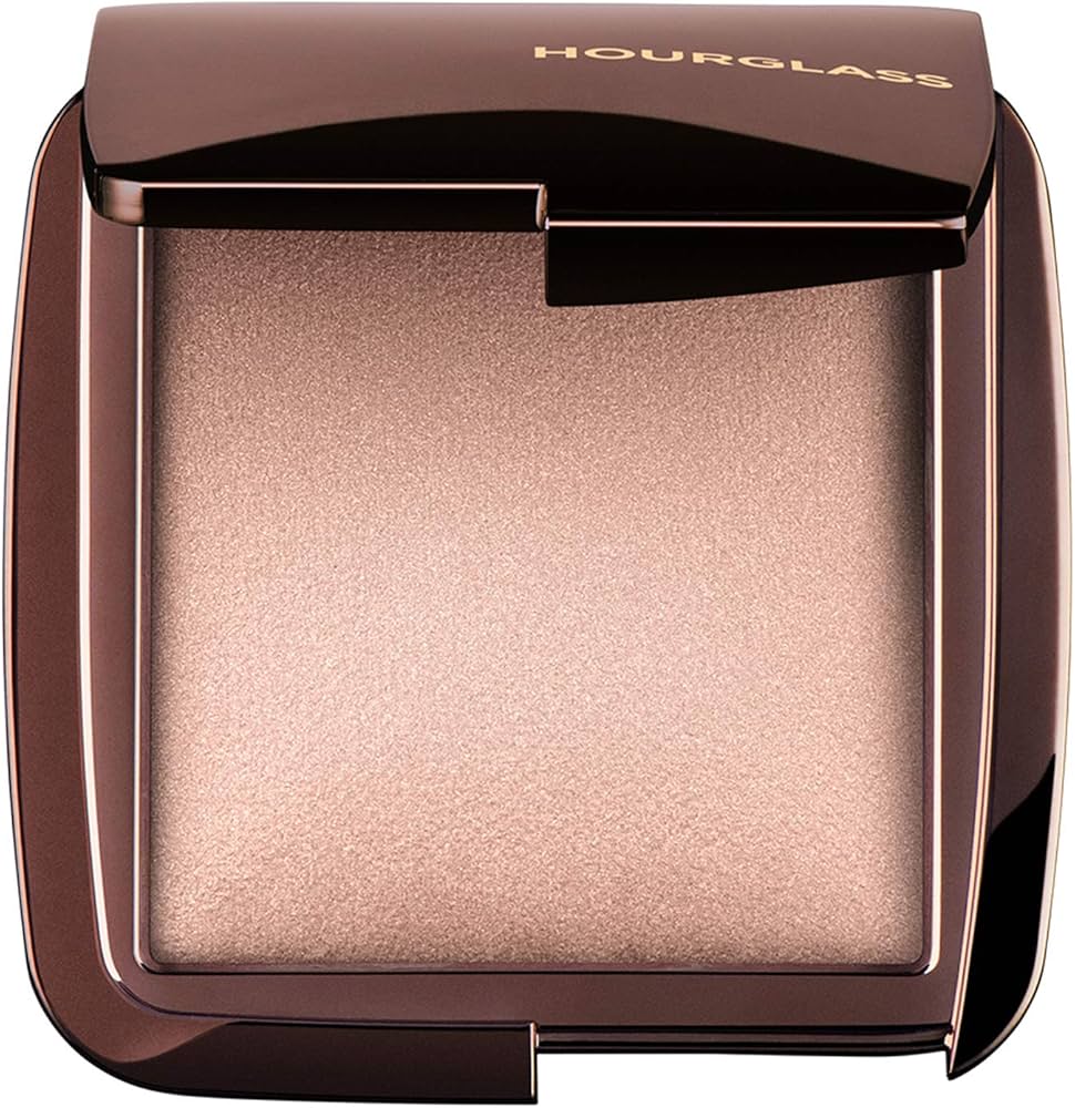 Hourglass Ambient Lighting Finishing Powder vegan luxury highlighting compact packaging