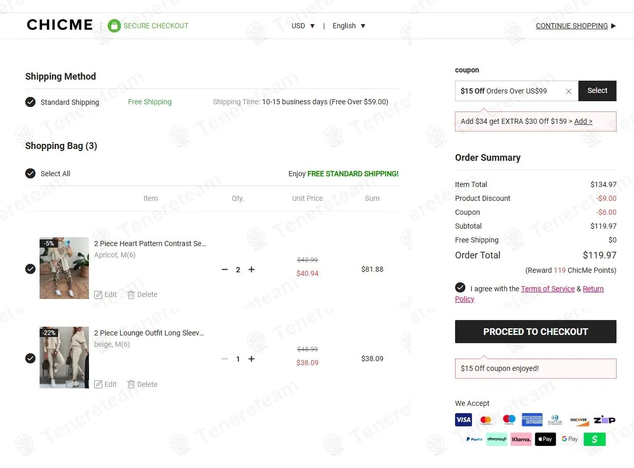 ChicMe coupon code tested July 2026 – Coupons Scout