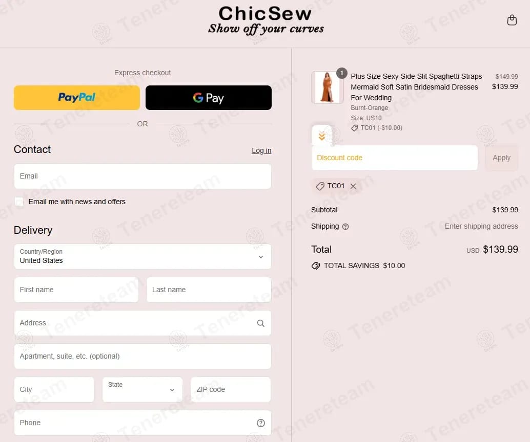 Chicsew coupon code tested September 2026 – Coupons Scout