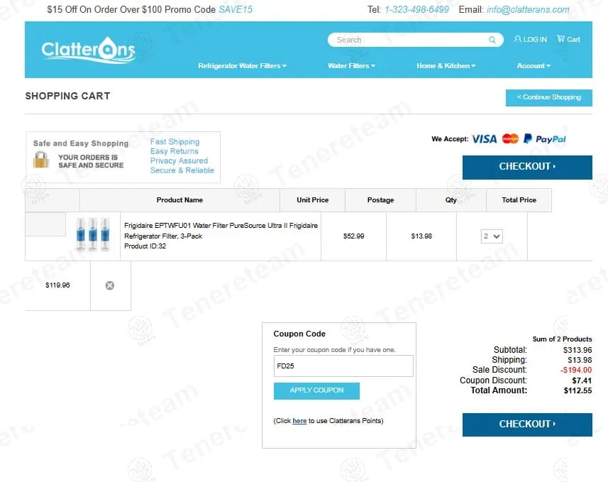 Clatterans coupon code tested September 2026 – Coupons Scout