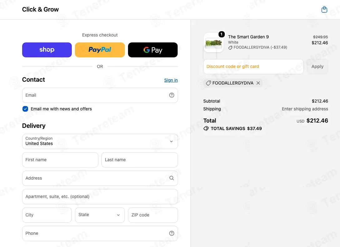 Click & Grow coupon code tested July 2026 – Coupons Scout