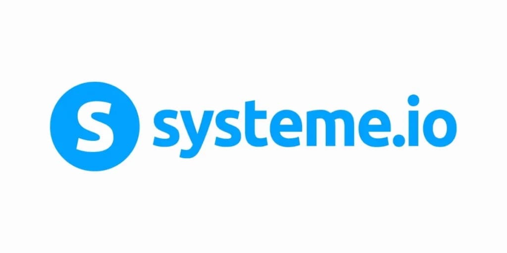 Systeme.io all-in-one marketing platform interface with funnels blogs and email automation