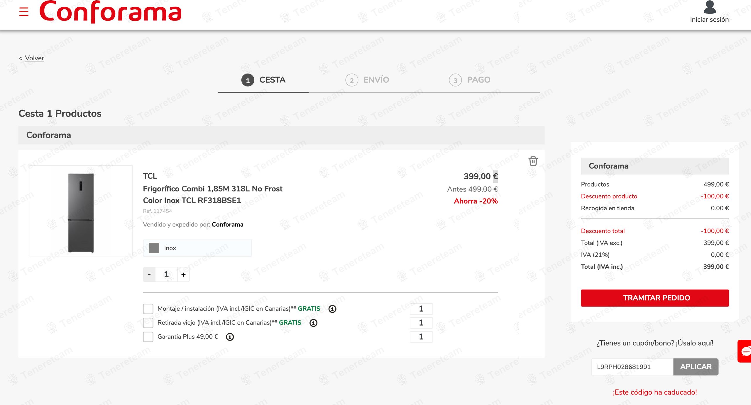 Conforama ES coupon code tested July 2026 – Coupons Scout