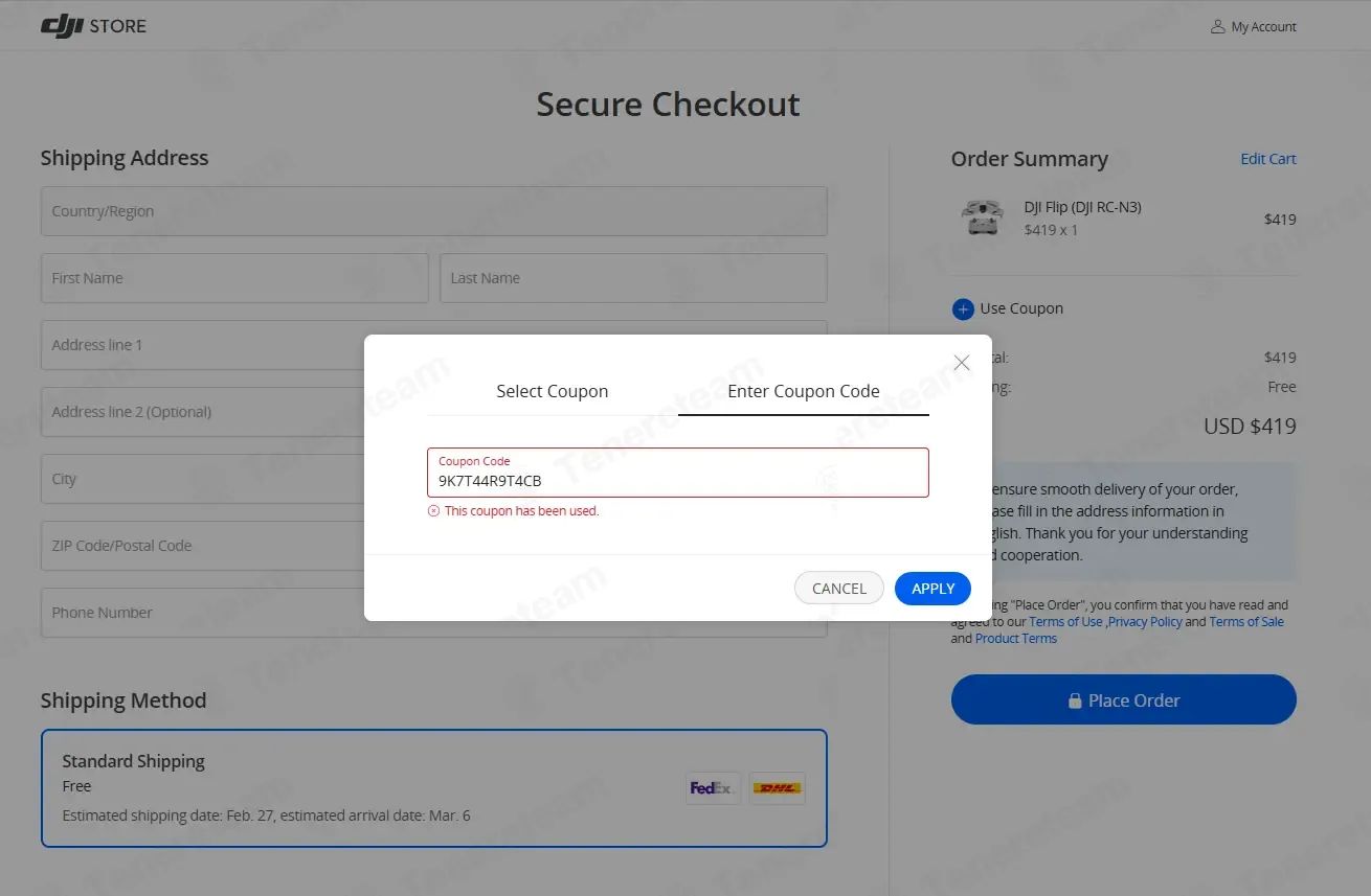 DJI coupon code tested September 2026 – Coupons Scout