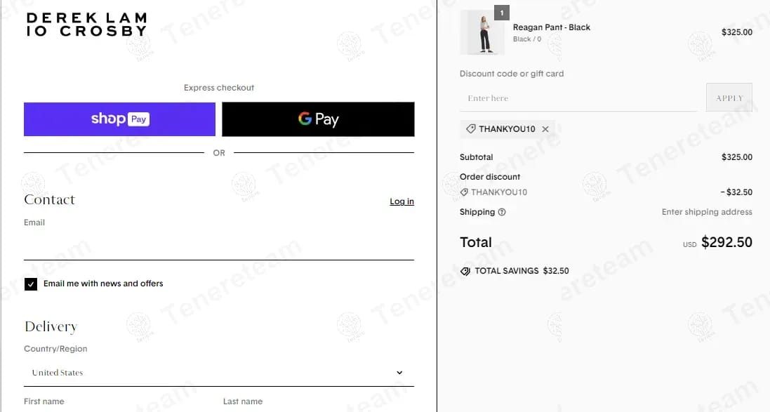 Derek Lam coupon code tested July 2026 – Coupons Scout