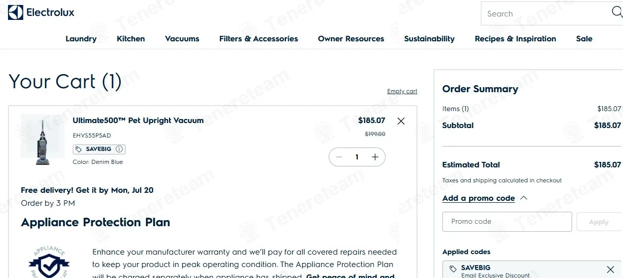 Electrolux coupon code tested July 2026 – Coupons Scout