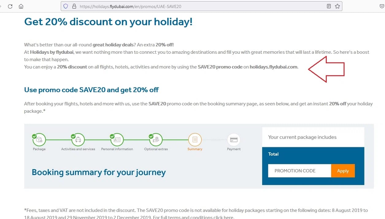 Expedia UAE coupon code tested July 2026 – Coupons Scout