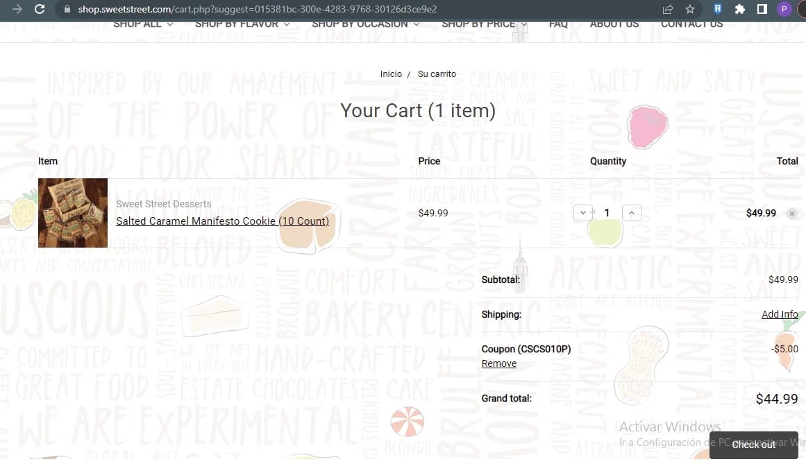 Fall Sweet coupon code tested July 2026 – Coupons Scout